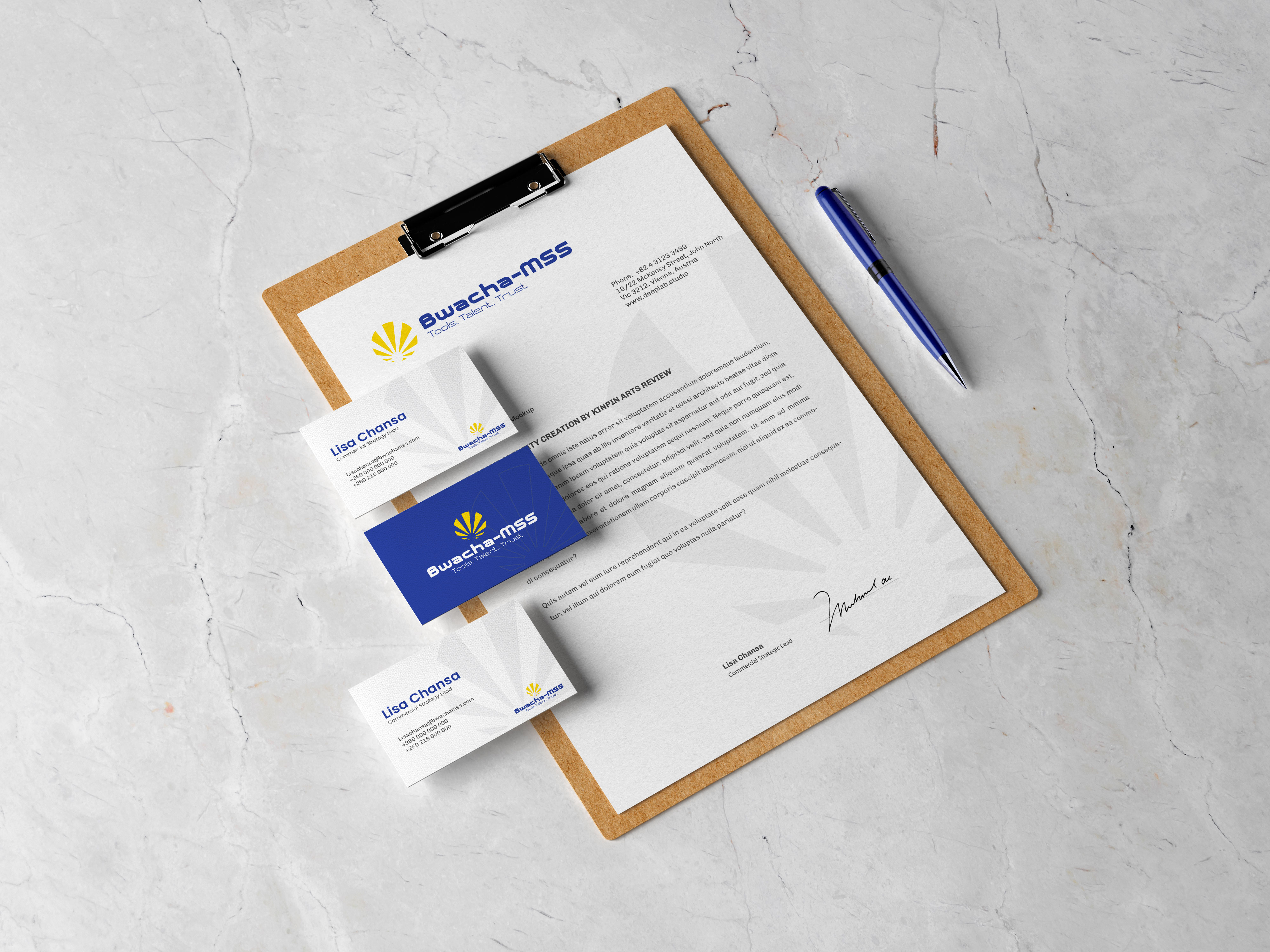 Bwacha MSS Brand Identity